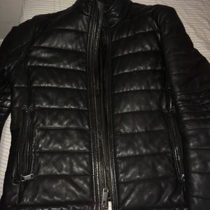 Saks fifth avenue leather jacket